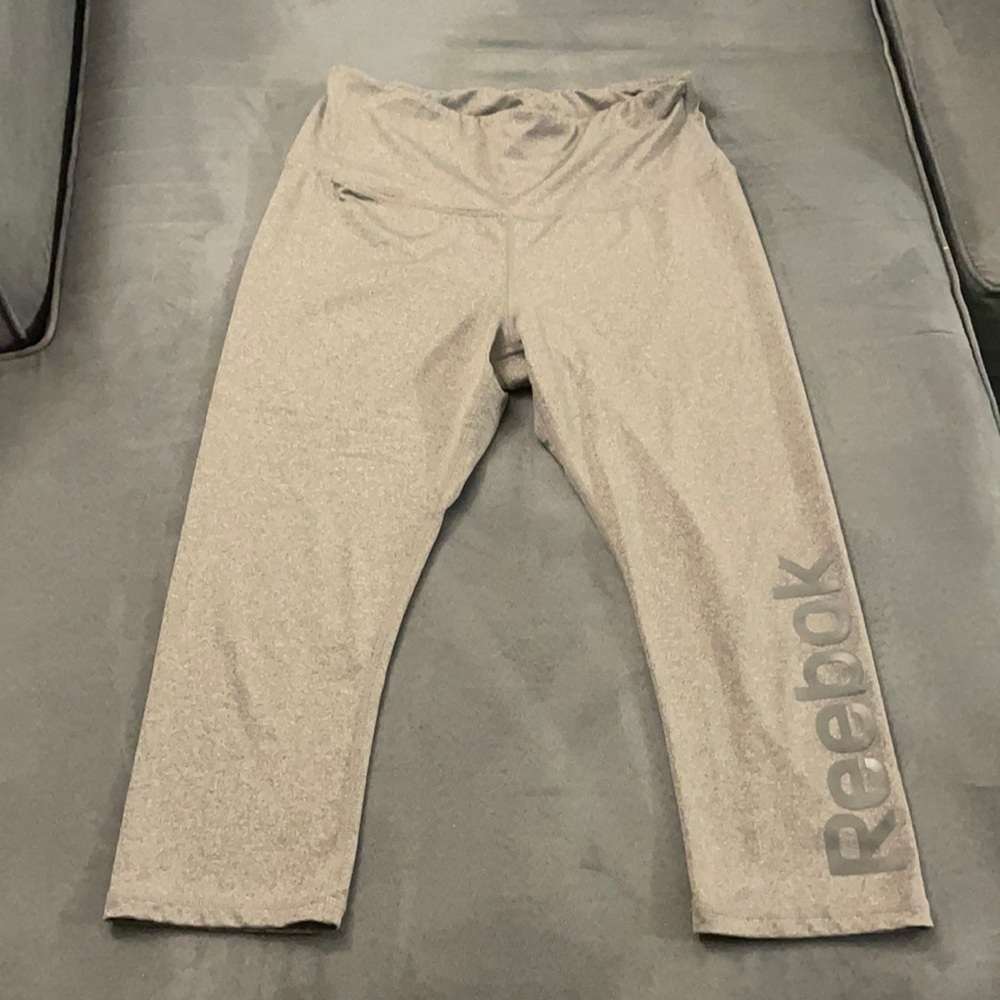 Reebok Gray Crop Leggings